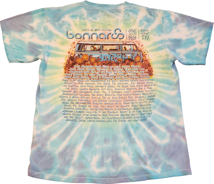 bonnaroo 2010 shirt